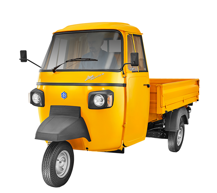 Piaggio Apé Xtra Classic Diesel – Reliable cargo transport vehicle, ready for import from India.